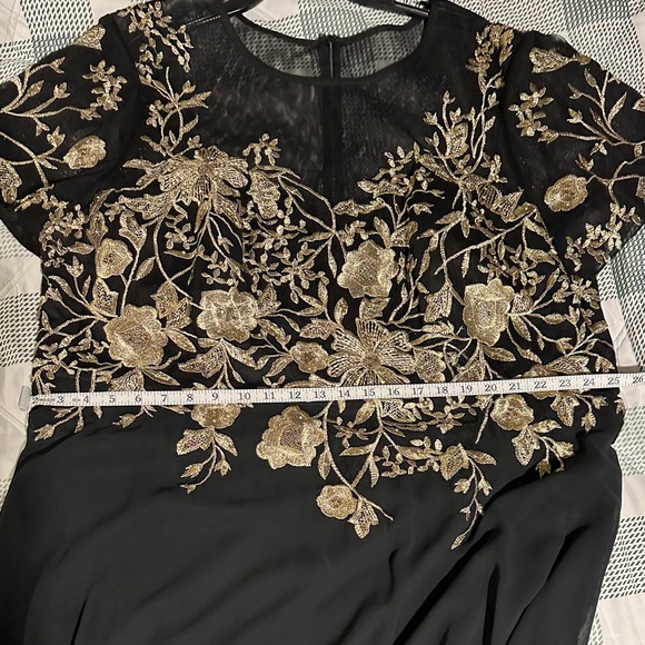 Betsy & Adam Black and Gold Floral Dress/gown
Full length - Picture 7 of 9